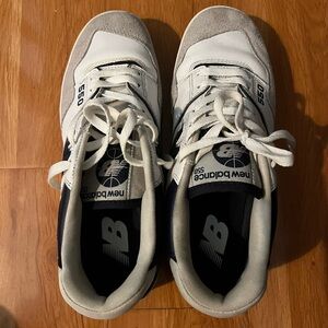 New Balance 550 in navy blue